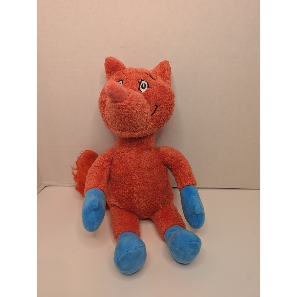 Dr. Seuss Fox In Sox 15" Red Plush Soft Blue Socks Stuffed Animal Kohls Cares‎